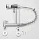 Wall-mounted kitchen faucet
